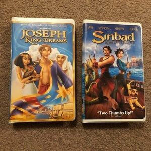 Dreamworks Double Feature VHS movies